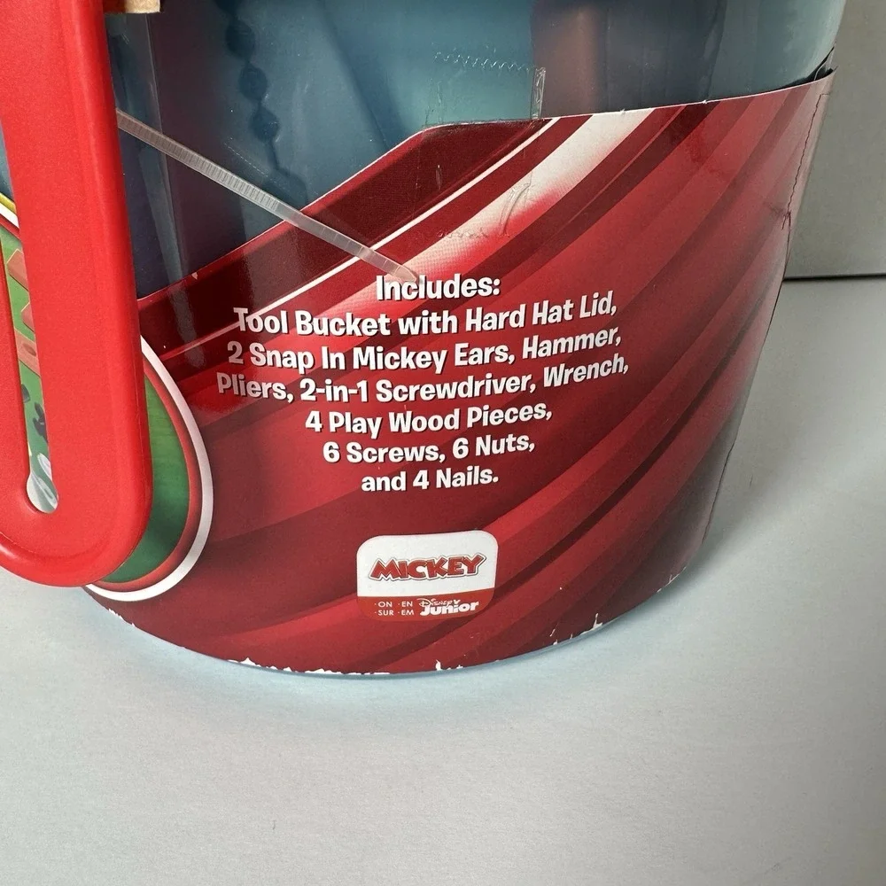 Disney Junior Mickey Mouse‎ Handy Helper Tool Bucket 29pc Set